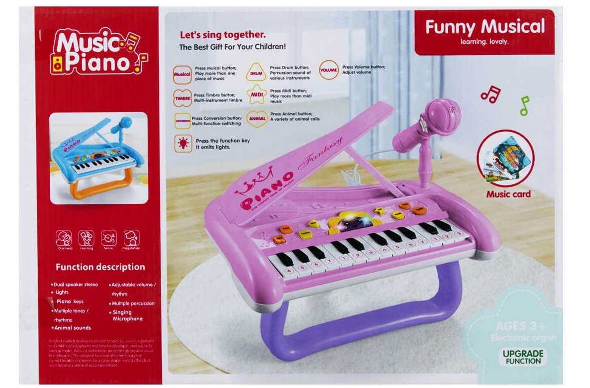 پیانو میکروفون دار کودک