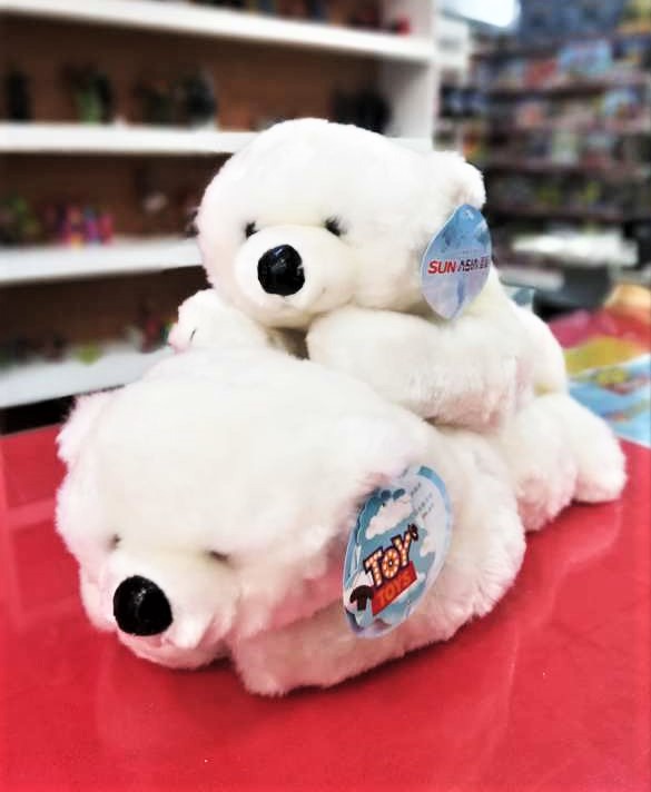 عروسک خرس قطبی آویزون