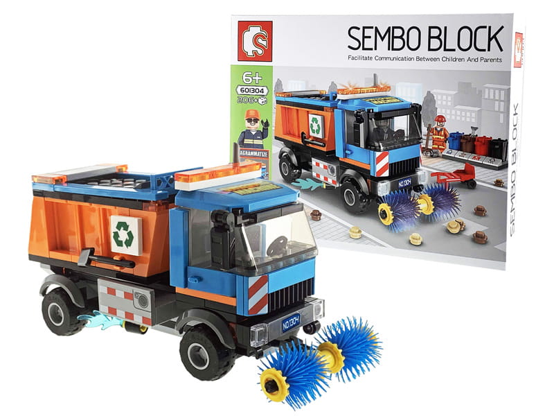 لگو ماشین زباله SEMBO BLOCK 601304